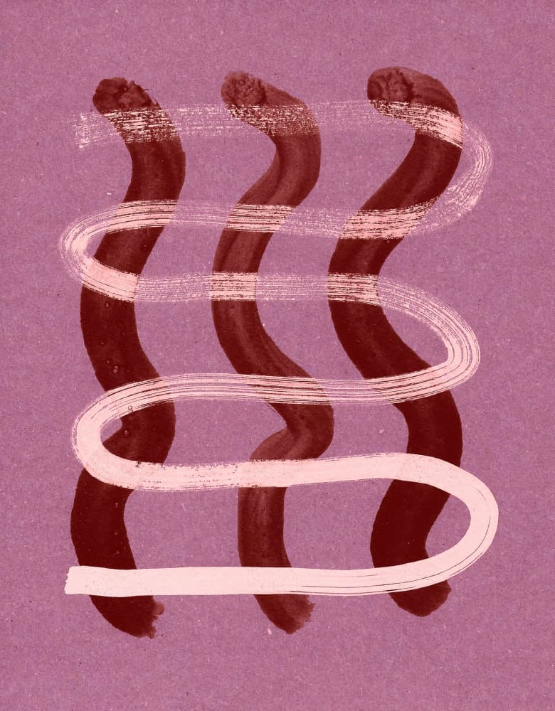 Flowing Abstract Shapes by Santhosh ch — canvas wall art