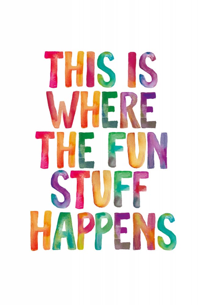 Where The Fun Happens by Brett Wilson — canvas wall art