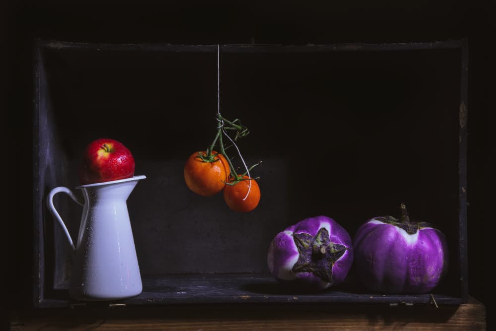 Rich Harvest Still Life by Felice Angelino — canvas wall art