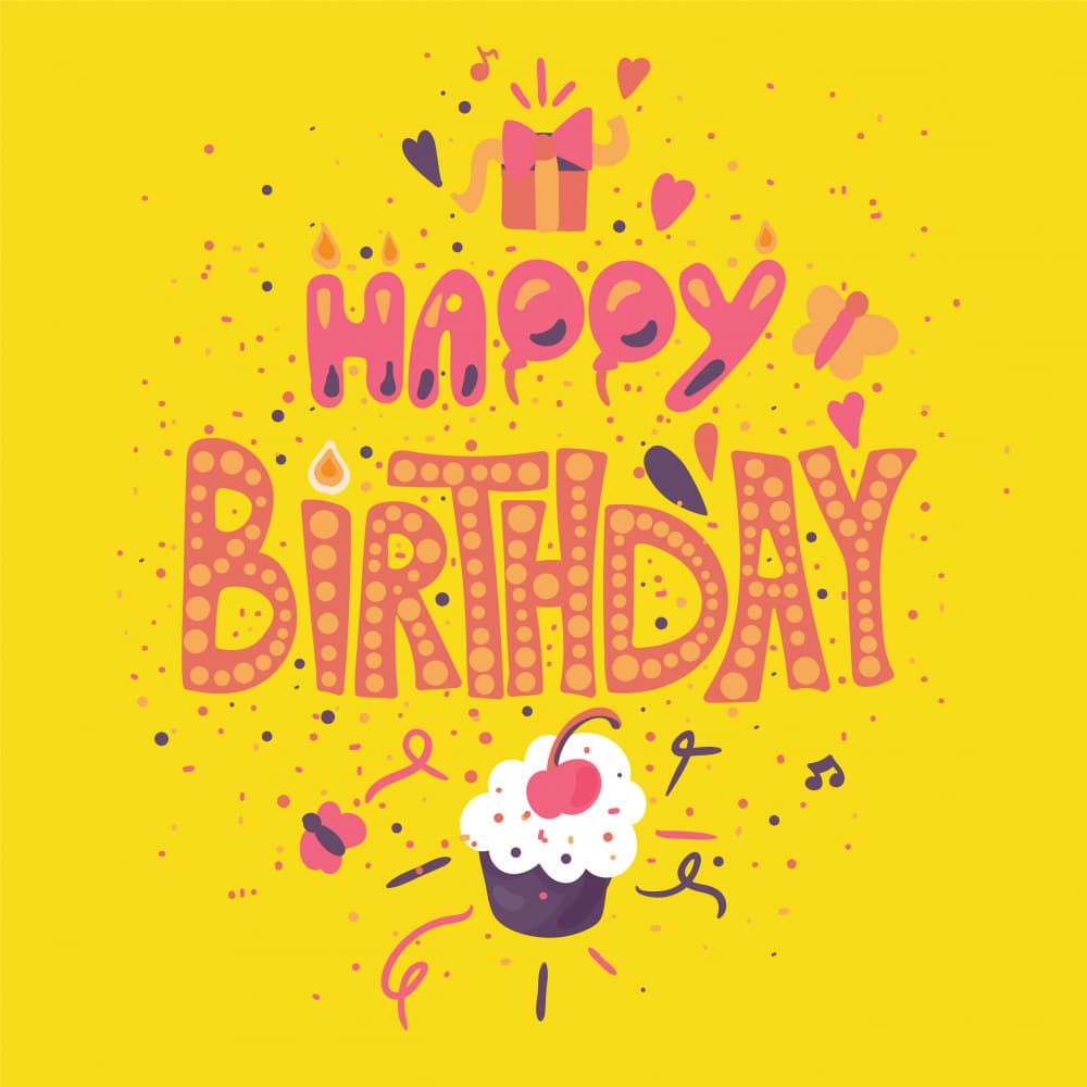 Happy Birthday Celebration by Marika Barsrsind β canvas wall art