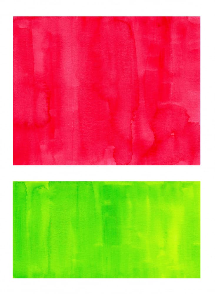 Vibrant Pink Green Blocks by Ejaaz Haniff — canvas wall art