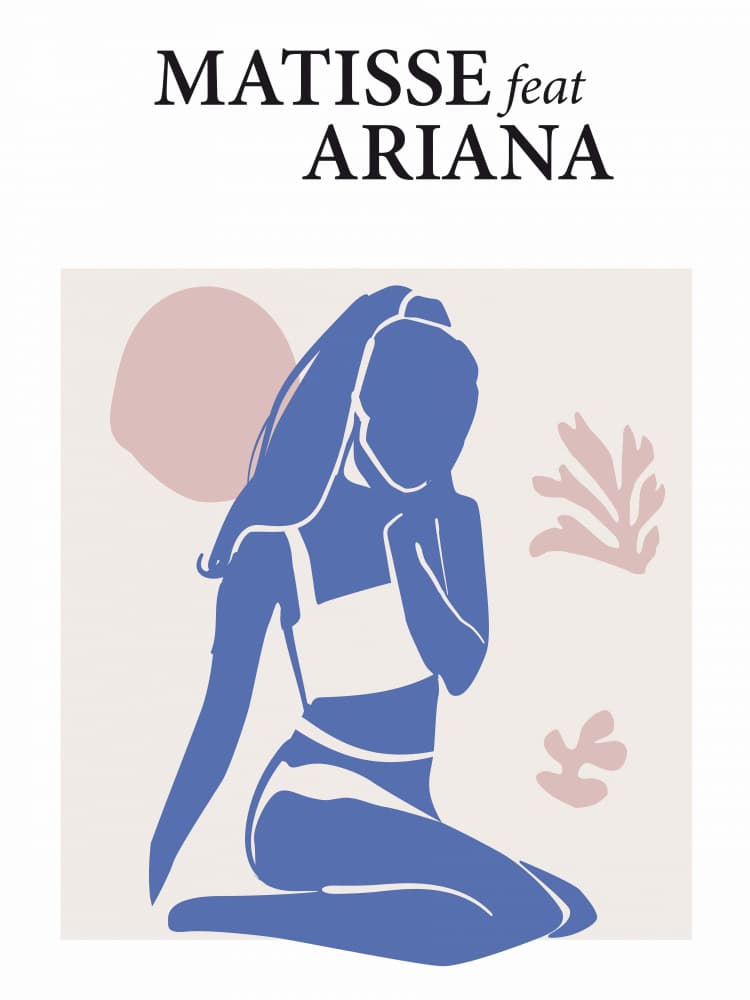 Matisse Feat Ariana by Dikhotomy — canvas wall art