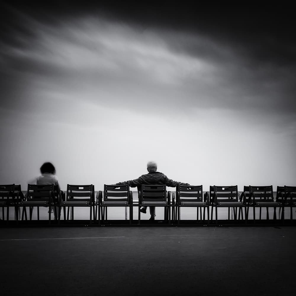 Contemplating the Vast Horizon by Massimo Della Latta — canvas wall art