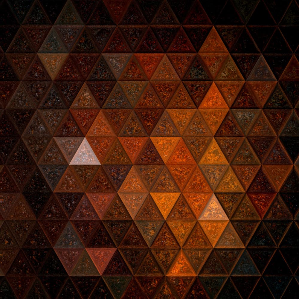 Warm Geometric Texture by Justyna Jaszke — canvas wall art