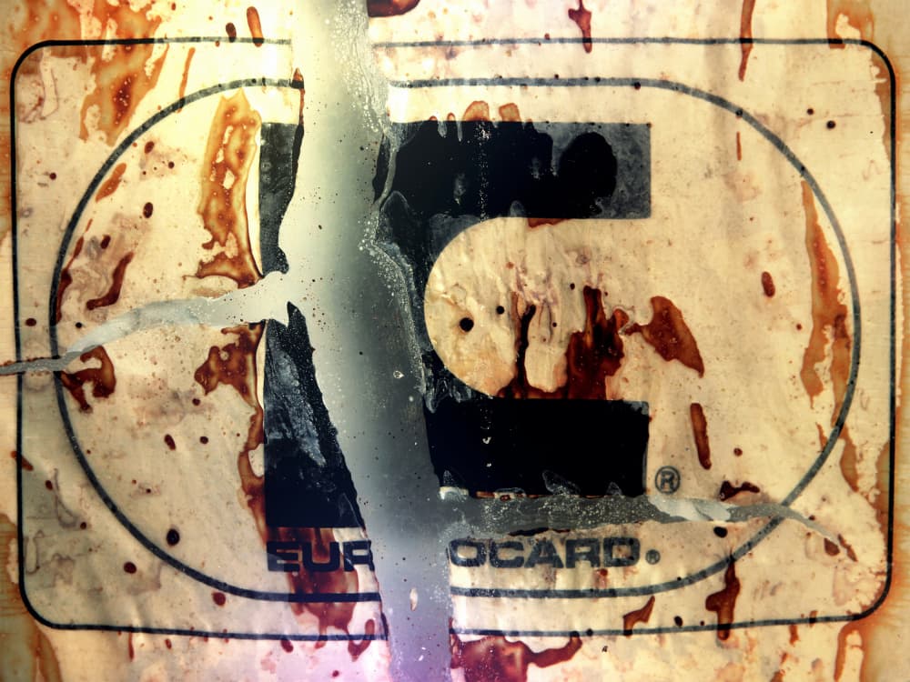Abstract Grunge Letter by Petr Strnad — canvas wall art