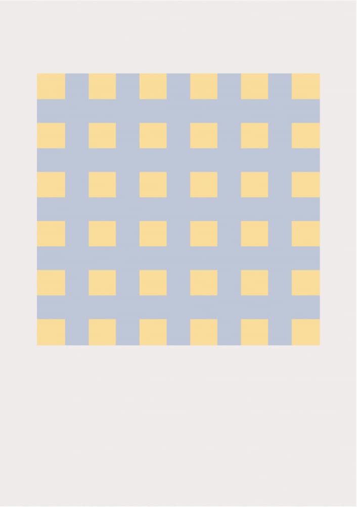 Soft Grid Squares by FINE FINE STUFF — canvas wall art