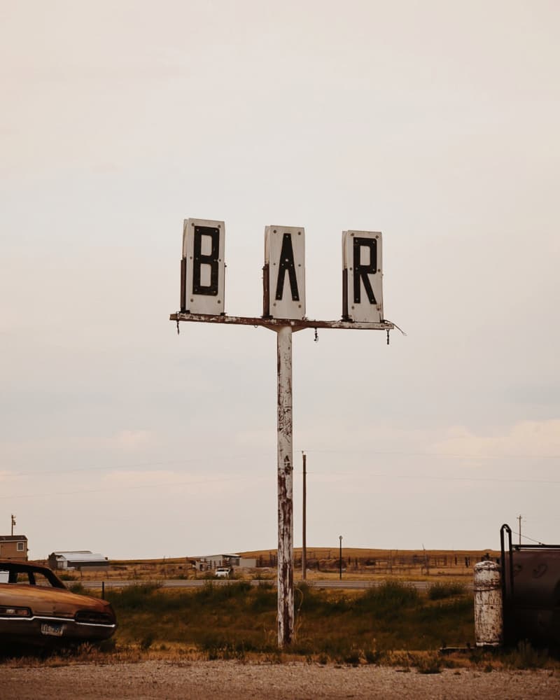 Vintage Desert Bar by Del Mundo Imagery — canvas wall art