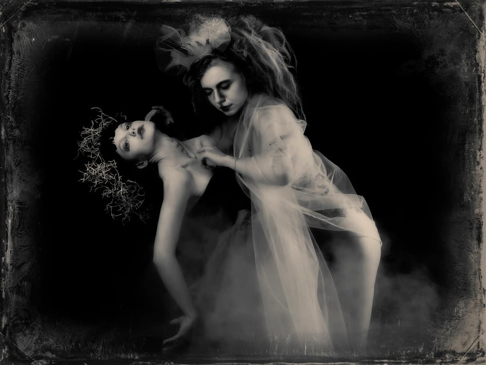 Gothic Embrace by Alexandra Fira — canvas wall art