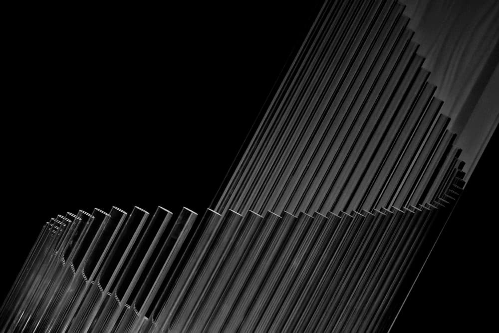 Curved Parallel Forms by Ibrahim Nabeel — canvas wall art