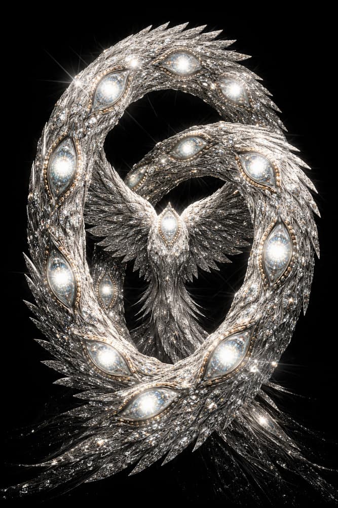 Divine Seraphim Vision by Josie George — canvas wall art