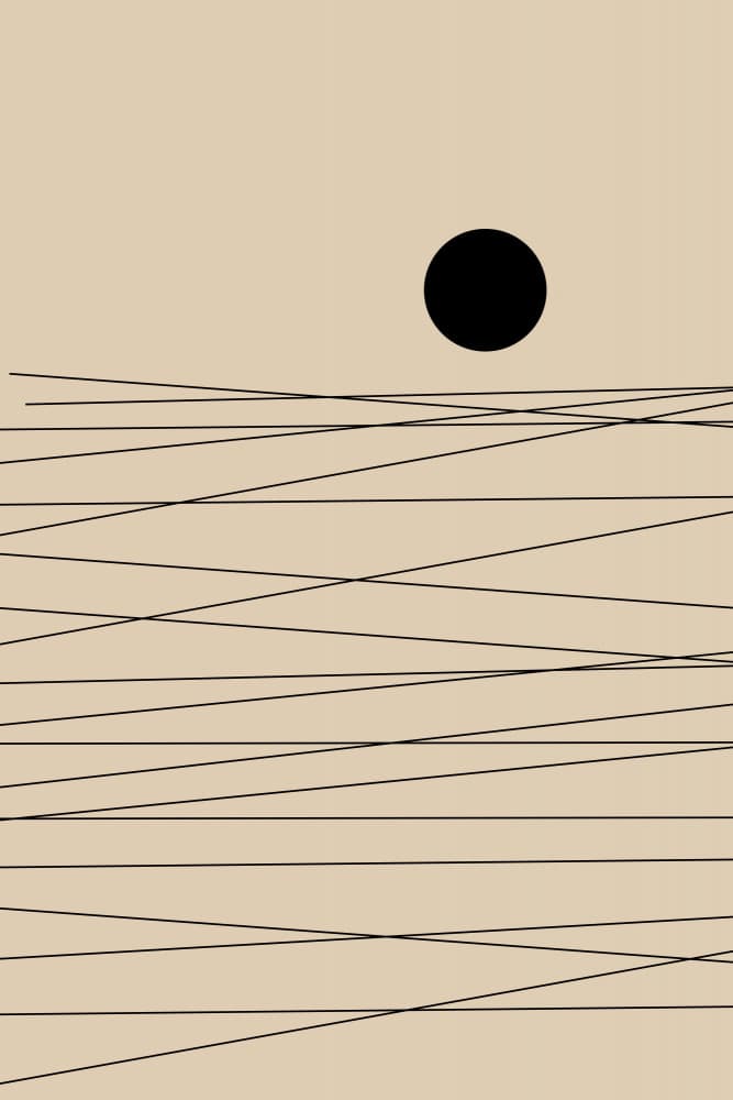 Minimal Desert Horizon by Nilesh Kulkarni — canvas wall art