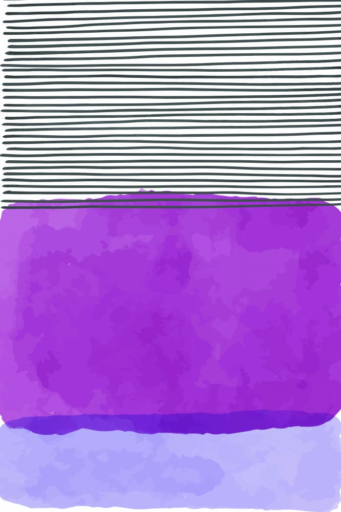 Watercolor Purple Abstract by jay stanley — canvas wall art