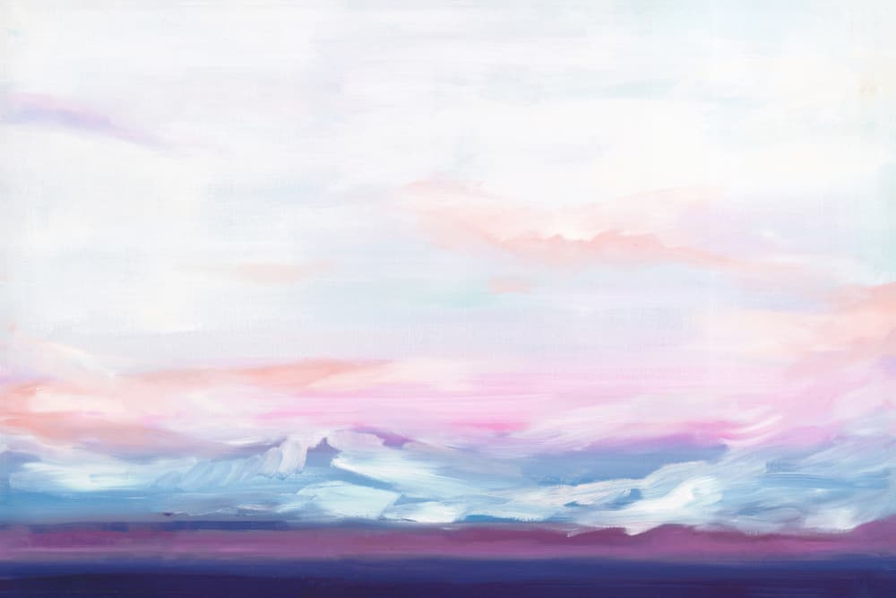 Cool Horizon by Jenny Westenhofer — canvas wall art