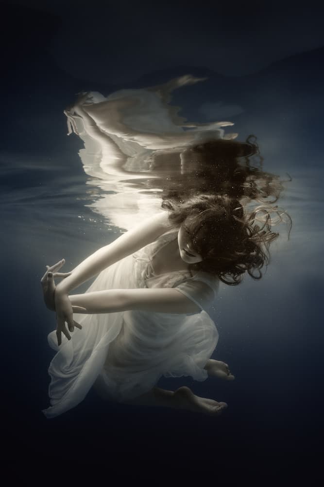 Graceful Underwater Dream by Dmitry Frizel — canvas wall art