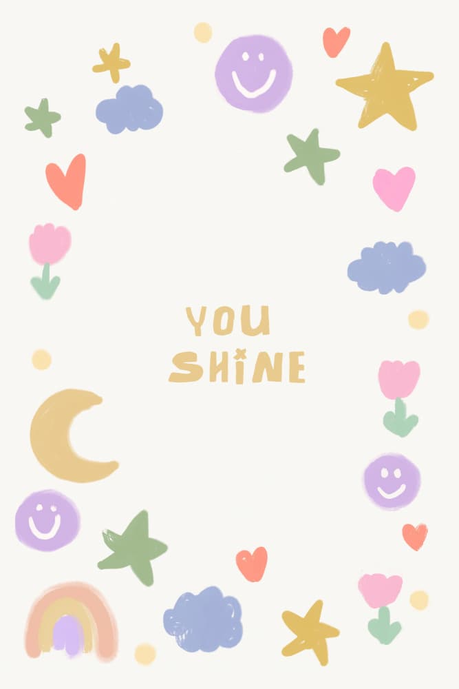 Cheerful Pastel Doodles by Treechild — canvas wall art