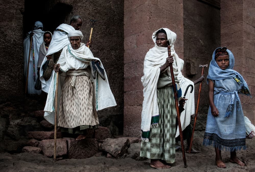 Ethiopian Pilgrims Journey by Joxe Inazio Kuesta Garmendia — canvas wall art