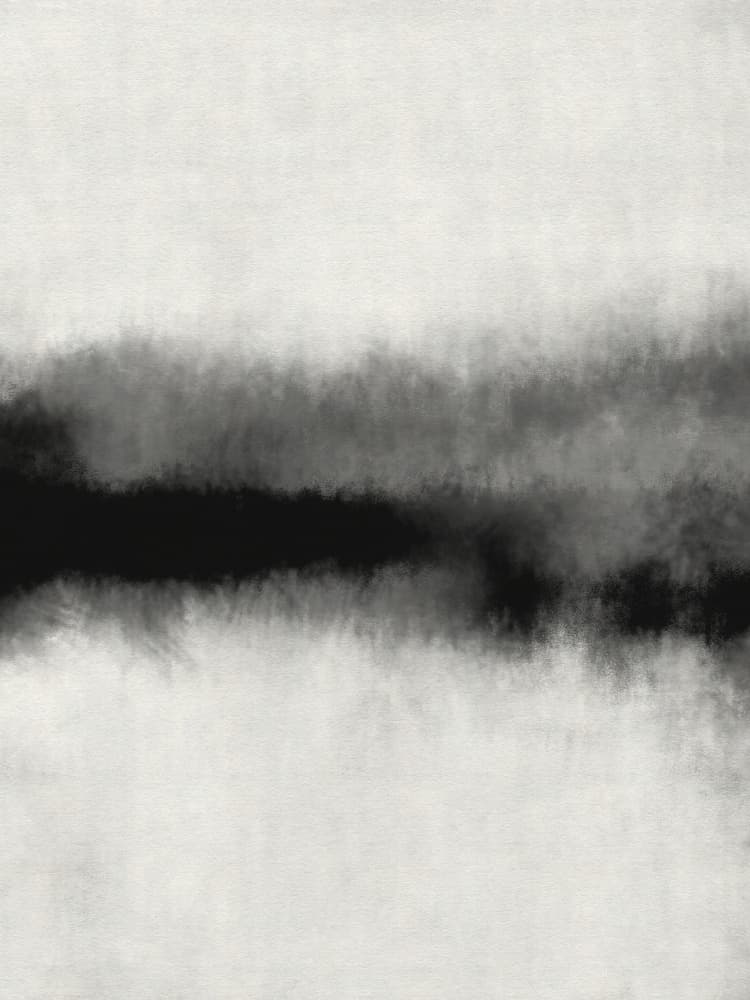 Abstract Black Wash by Dina Dankers — canvas wall art
