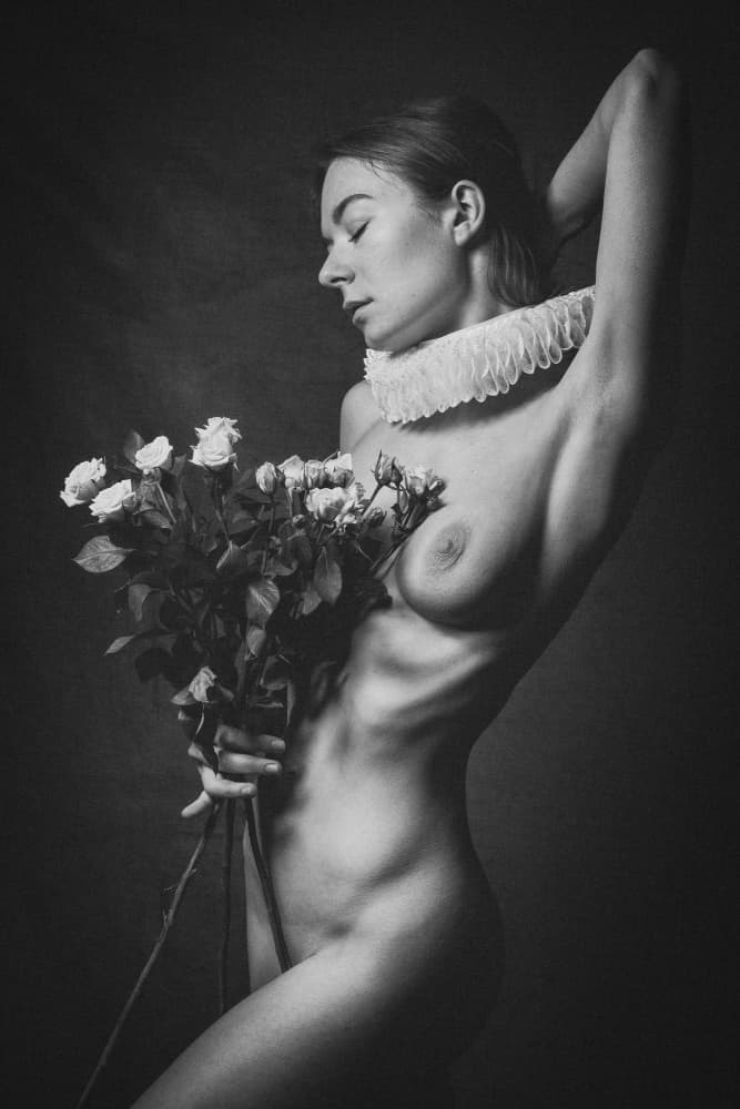 lass Blumen sprechen by Christian Kurz — canvas wall art