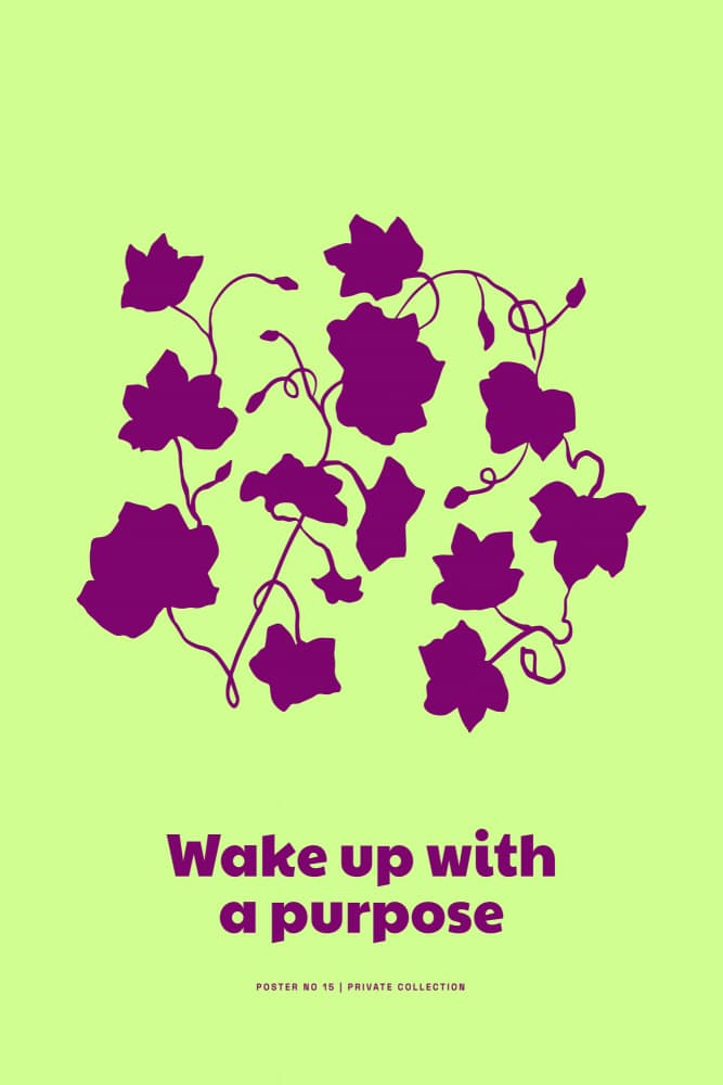 Wakeupwithapurpose by Treechild — canvas wall art