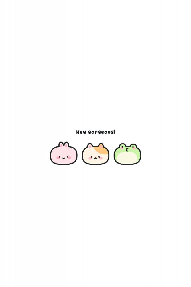 Sweet Animal Message by Xuan Thai — canvas wall art