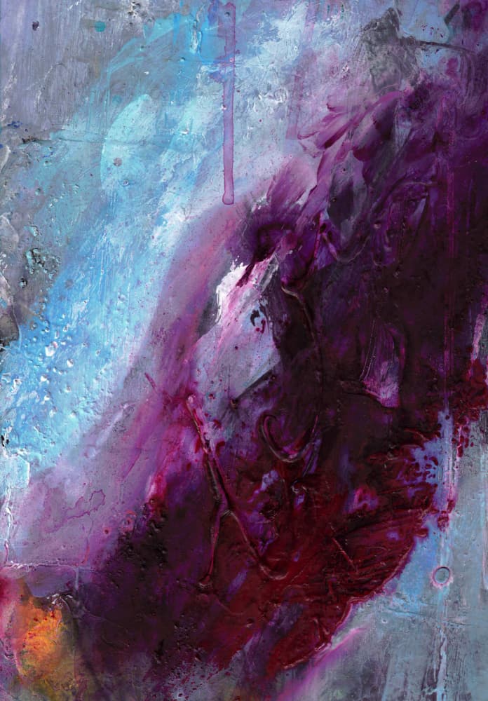 Abstract Color Flow by Deb Chaney — canvas wall art