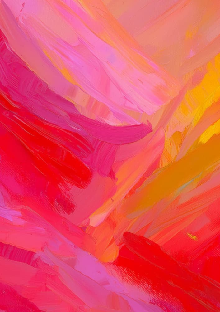 Vibrant Color Strokes by Talitha McQueen — canvas wall art