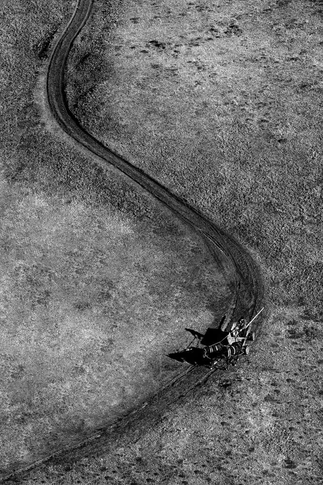 Solitary Desert Journey by Marius Cinteza — canvas wall art