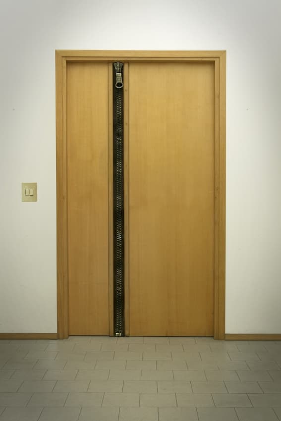 Zipper Door Design by Mister Solo — canvas wall art