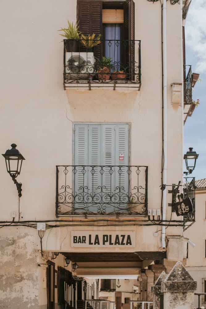 Charming European Plaza by Claudia Casal — canvas wall art