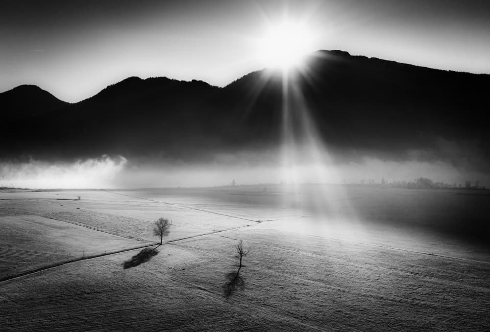Misty Mountain Dawn by Corry DeLaan — canvas wall art
