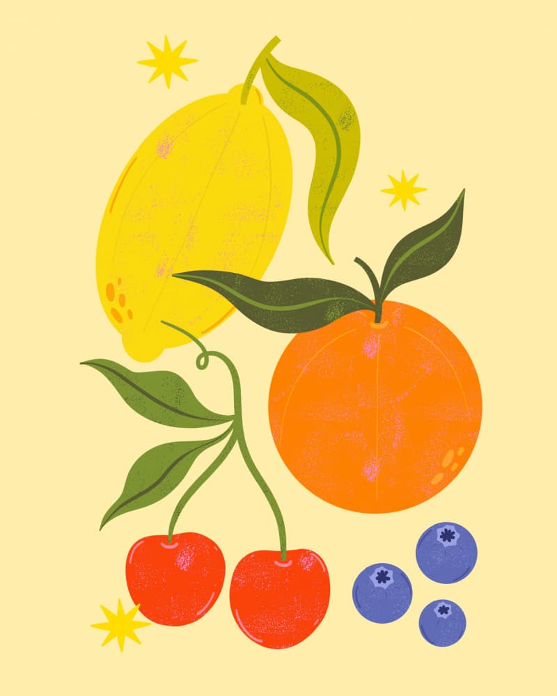 Fruit Medley by Melissa Donne — canvas wall art
