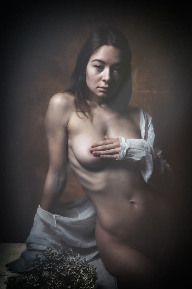 Moody Classical Nude by Ruth Franke — canvas wall art
