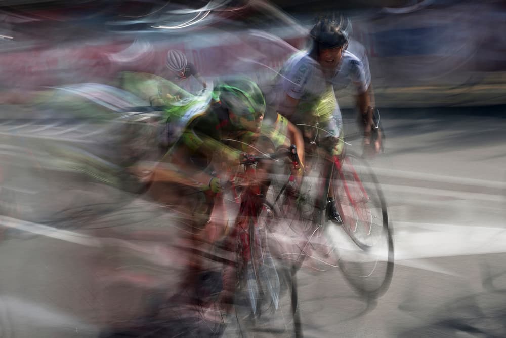 Dynamic Cycling Race by Milan Malovrh — canvas wall art