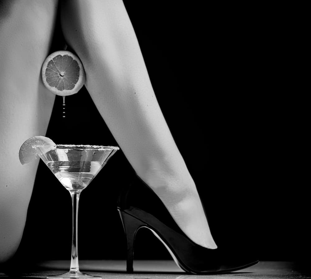 Elegant Legs Cocktail by Howard Ashton-Jones — canvas wall art