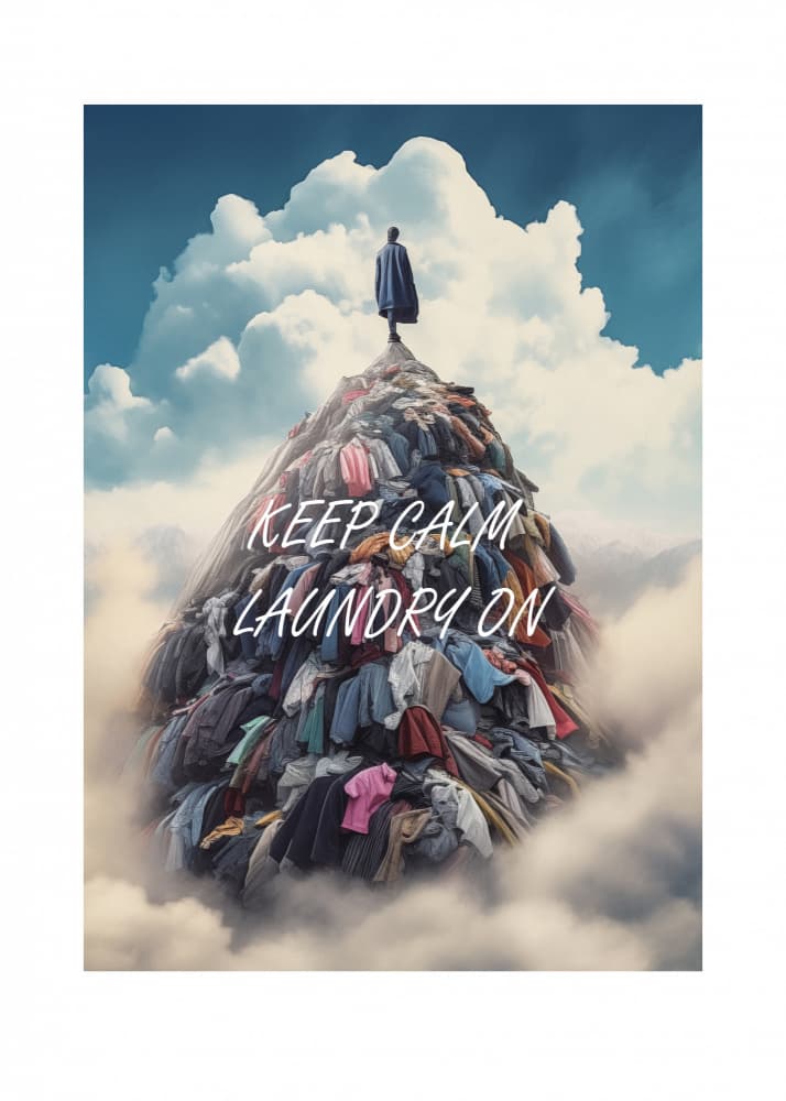 Laundry Mountain Hero by Pictufy Studio IV — canvas wall art
