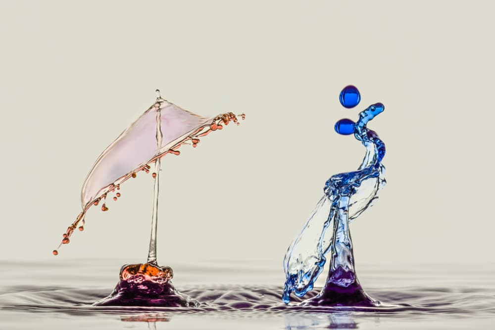 Dynamic Water Forms by Franco Tessarolo — canvas wall art