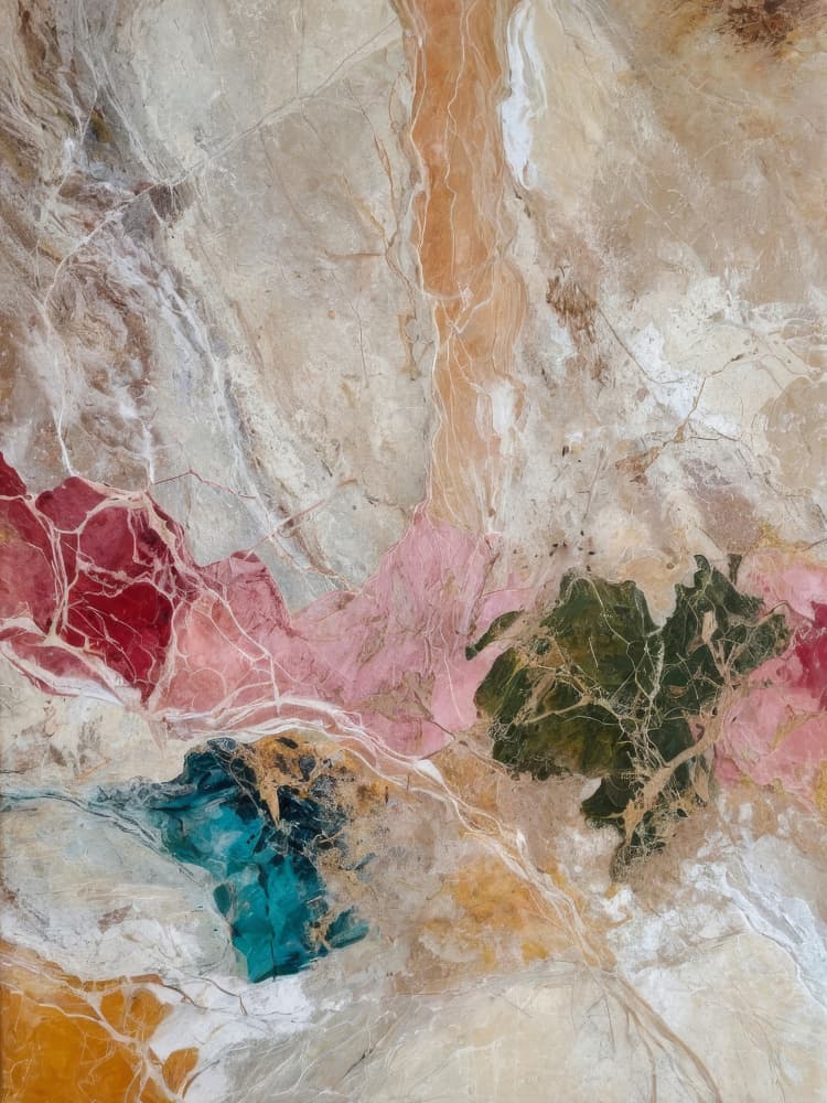 Vibrant Earth Textures by Alpenglow Workshop — canvas wall art