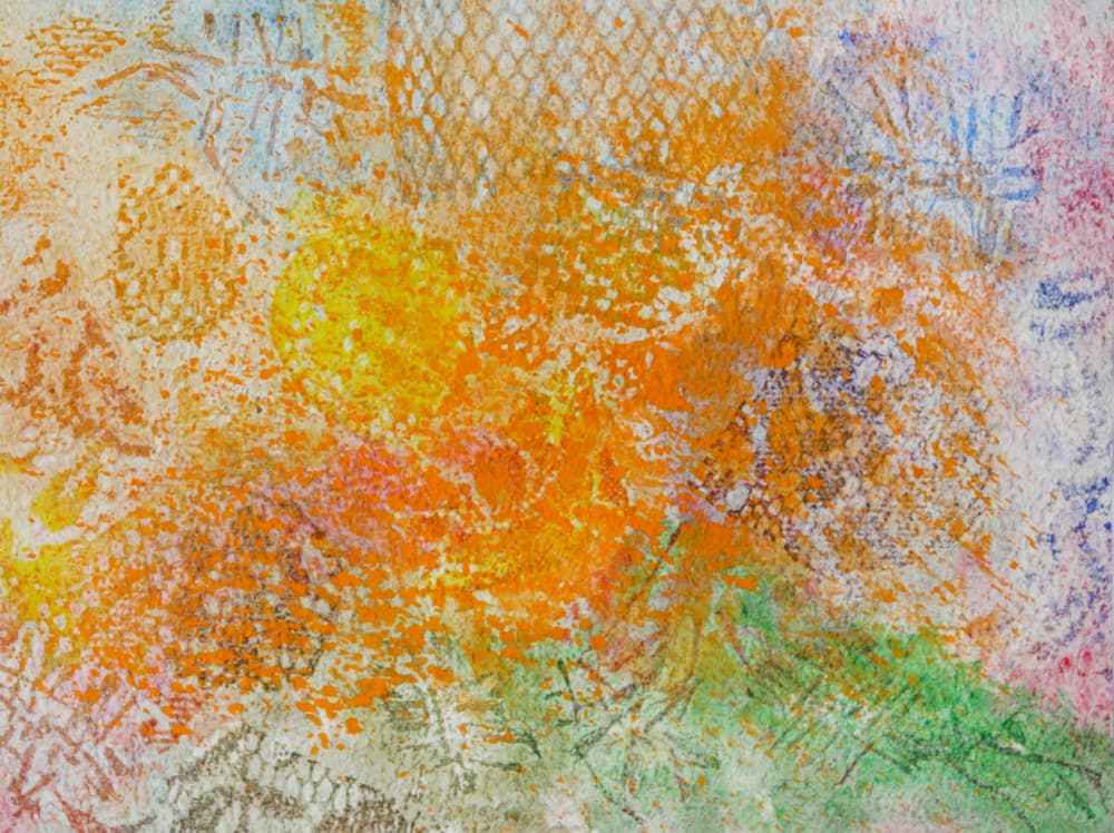 Vibrant Textured Abstract by Georgi Kostov — canvas wall art