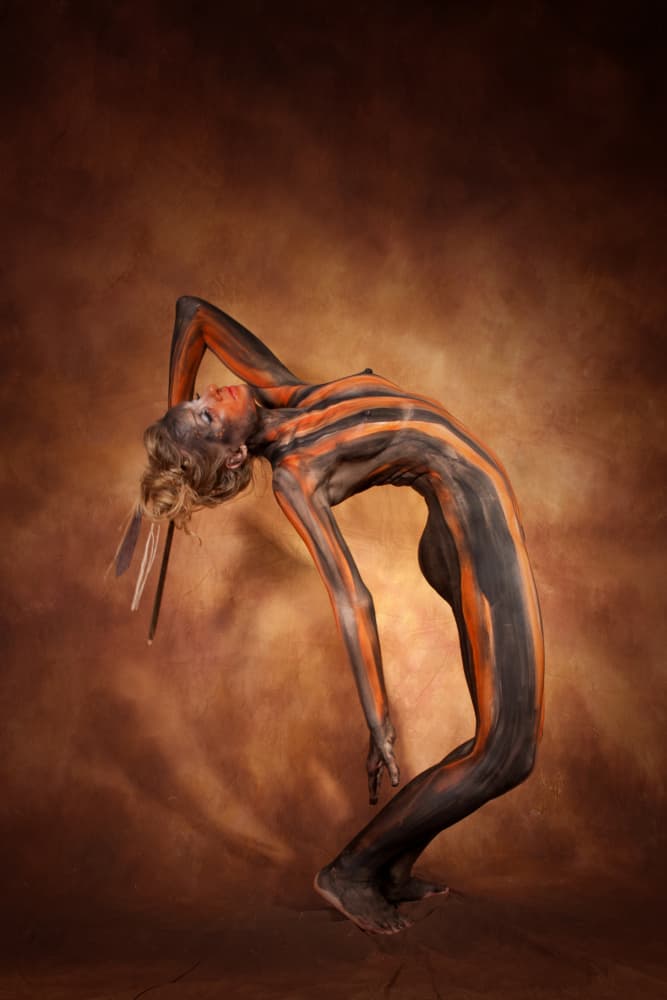 Tribal Body Art by Christine von Diepenbroek — canvas wall art