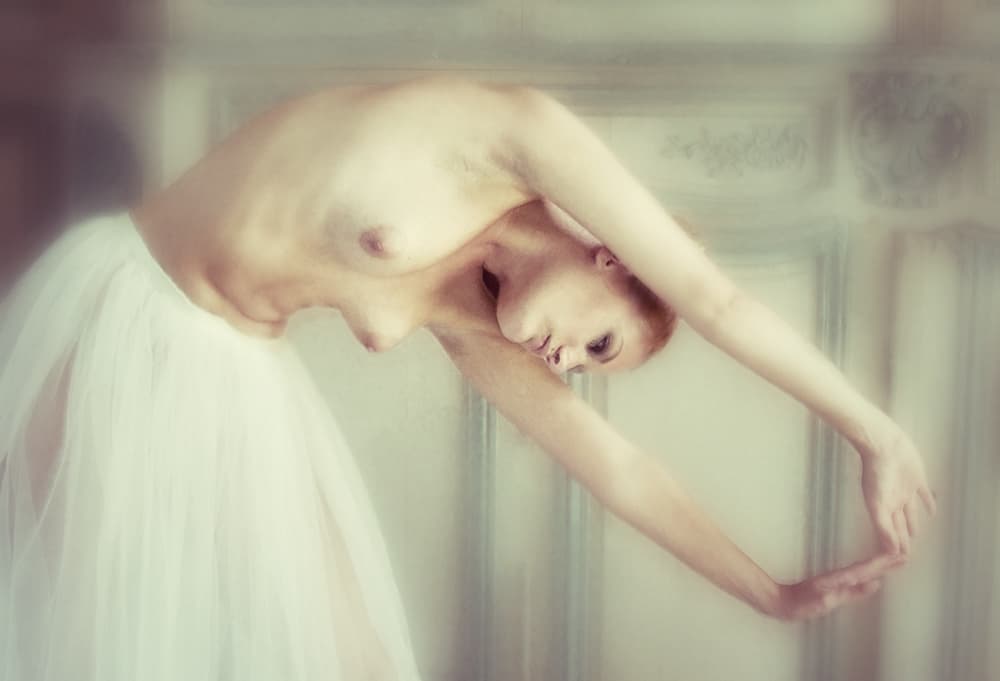 Ethereal Ballet Nude by kenp — canvas wall art