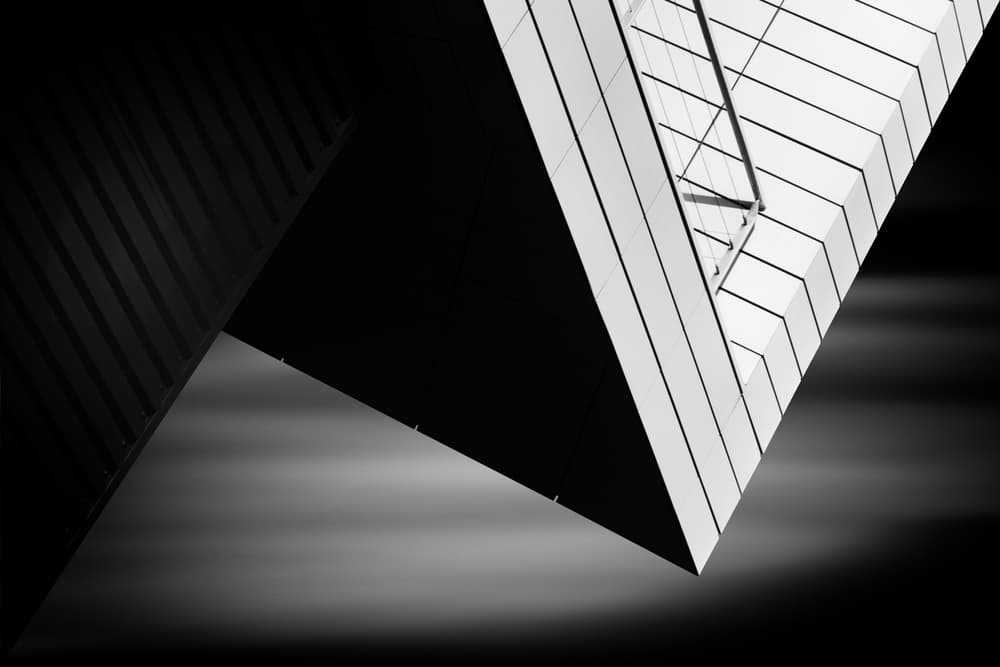 Sharp Architectural Lines by Jeroen van de Wiel — canvas wall art