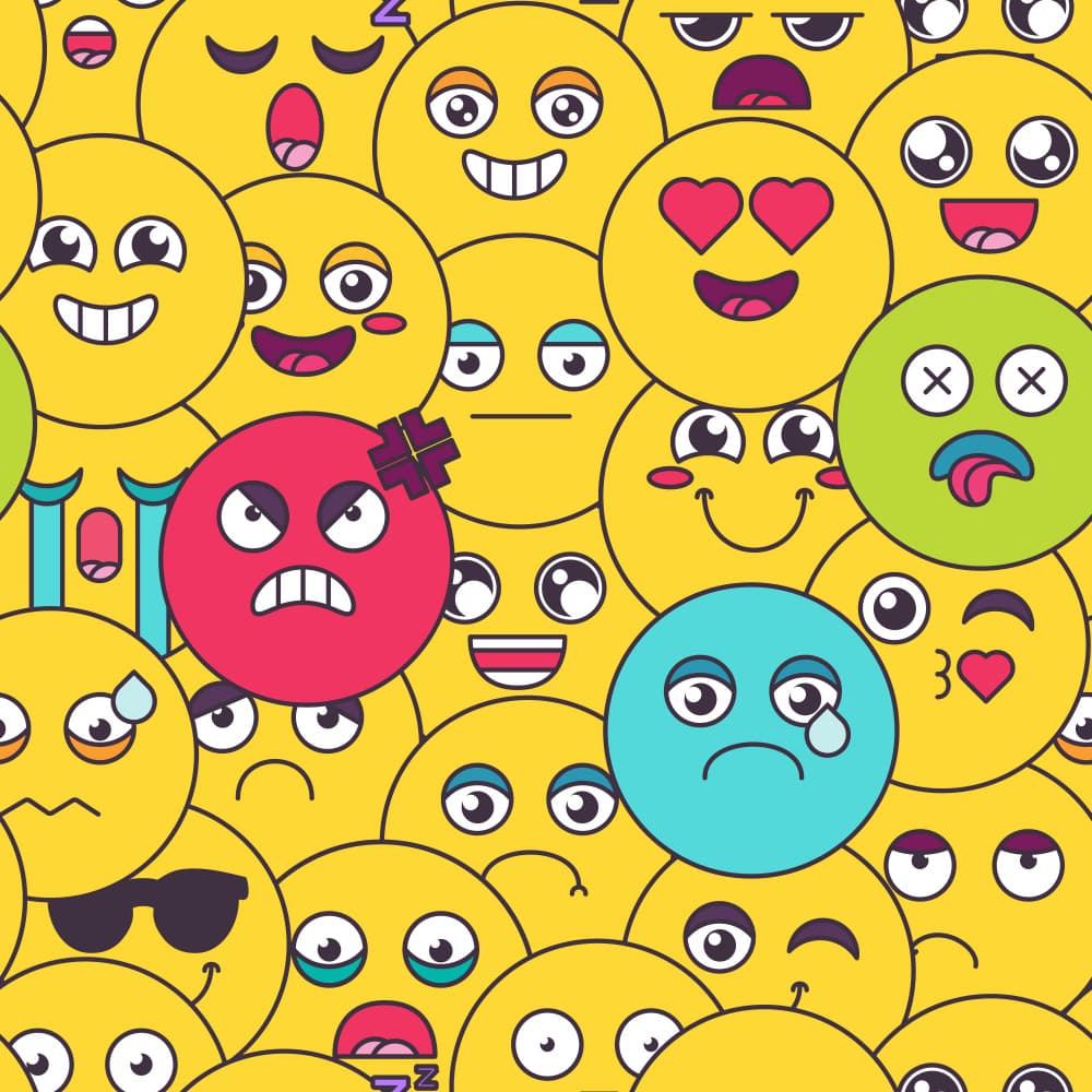 Emoji Expressions by Marika Barsrsind β canvas wall art