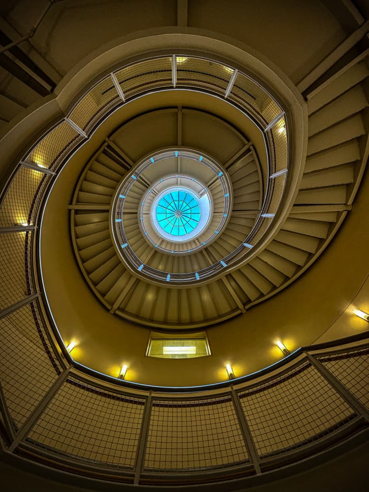 Elegant Upward Spiral by KIMIO KOBAYASHI — canvas wall art