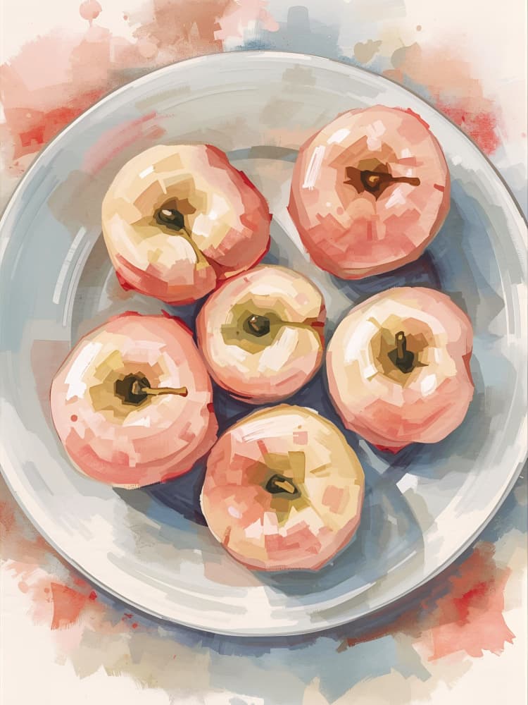 Rustic Baked Apples by Ohkimiko — canvas wall art