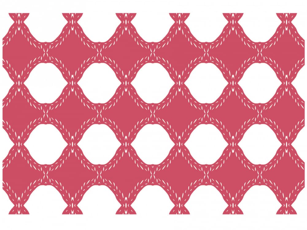 Rose Geometric Weave by Breanna Megan Studio — canvas wall art