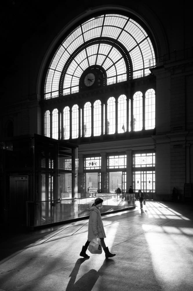 Grand Station Light by Tamas Dragon — canvas wall art