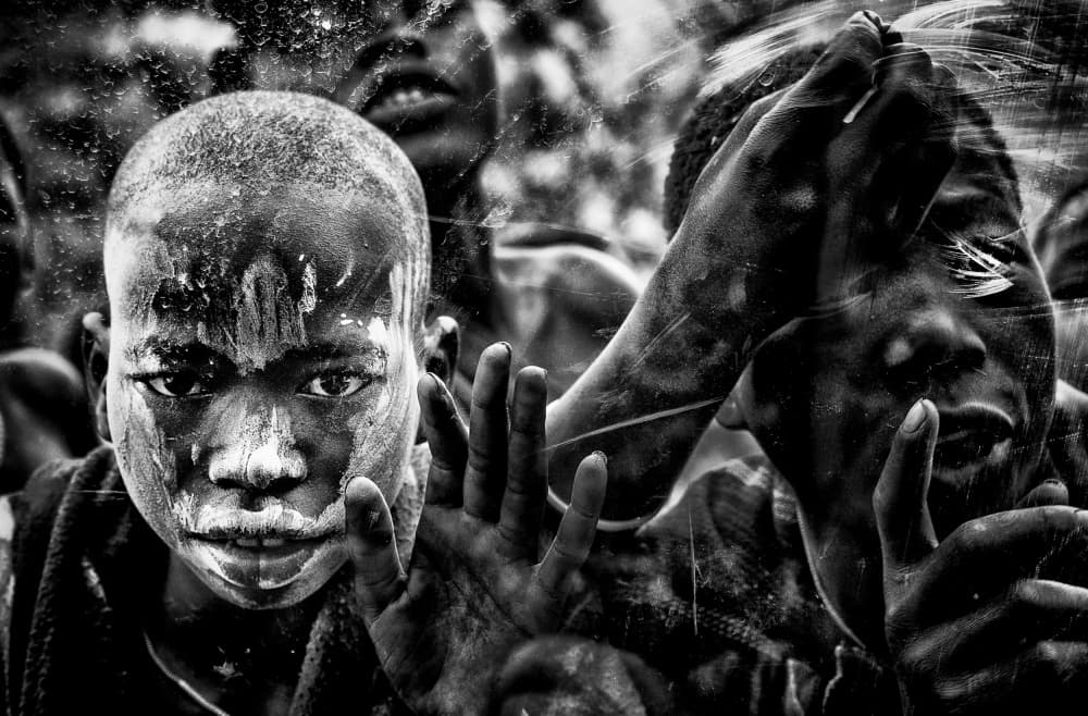 Smiling African Boy by Joxe Inazio Kuesta Garmendia — canvas wall art