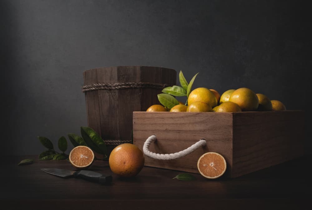 Rustic Orange Still Life by Margareth Perfoncio — canvas wall art