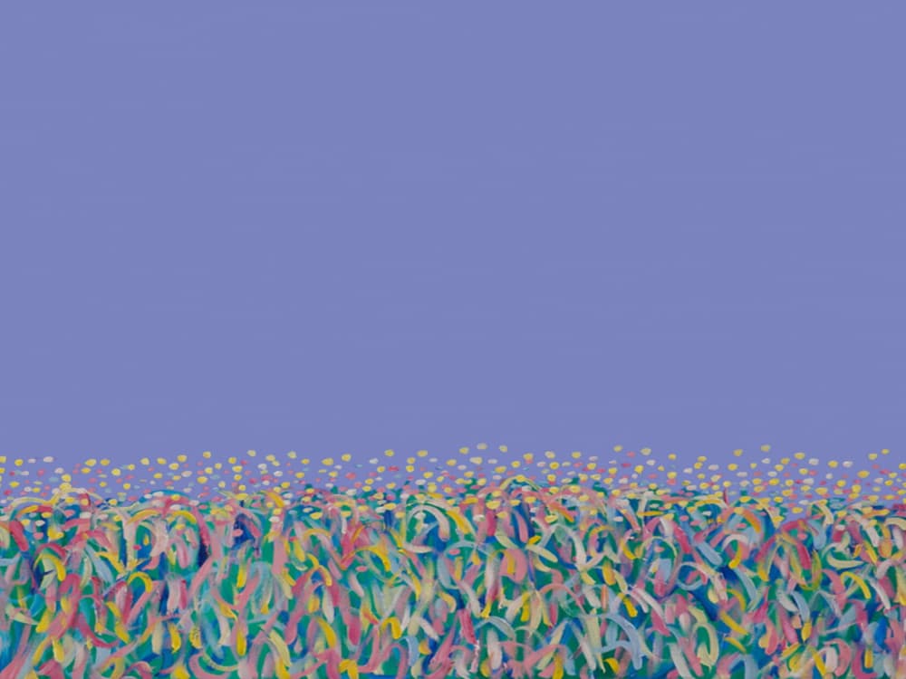 Colorful Lavender Meadow by Helen Joynson — canvas wall art