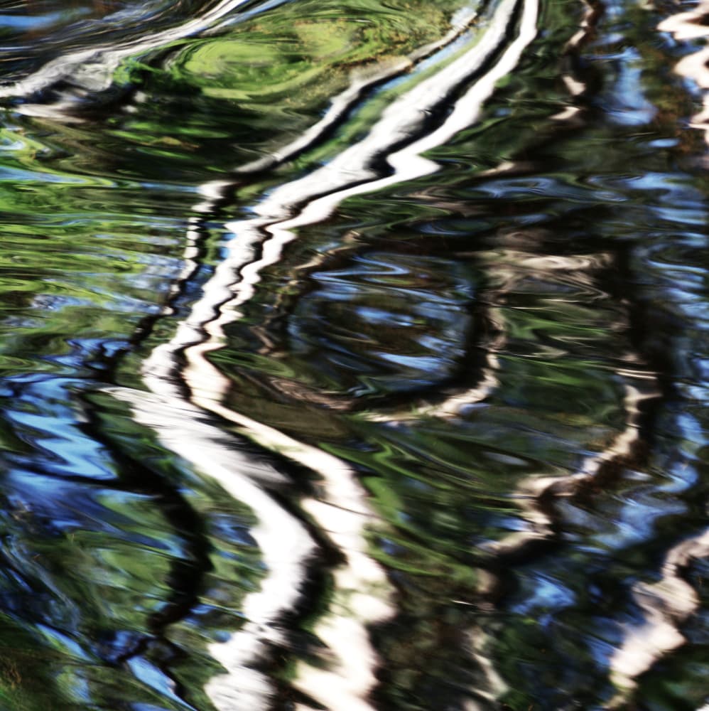 Vibrant Water Reflections by Christina Sillen — canvas wall art
